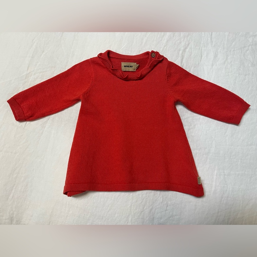WHEAT Organic Cotton Knitted Baby Dress